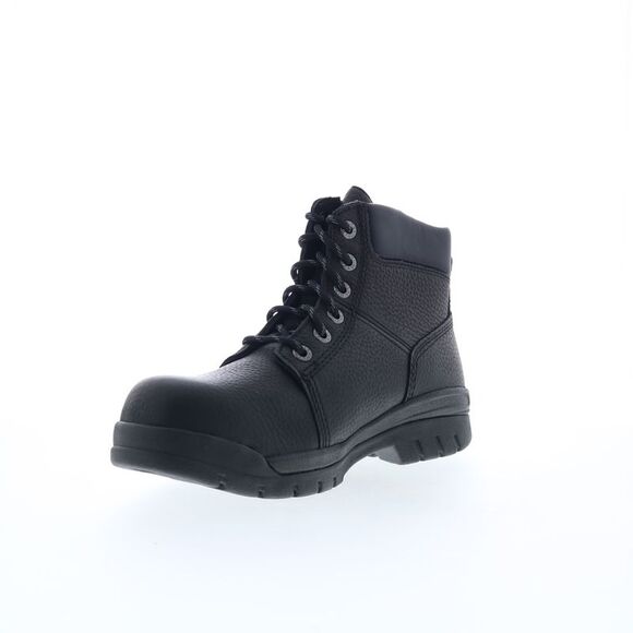 Wolverine Mens Marquette 6" Steel Toe EH Slip Resistant Black Boots (NWT) - Picture 4 of 7